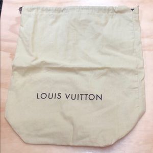 Louis Vuitton Bags - Louis Vuitton dust bag with drawstring Louis Vuitton Bags - Louis Vuitton dust bag with drawstring